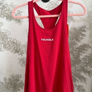 YoungLA Women's Vibrant Red Tank Top